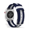 Ανταλλακτικό Λουράκι OEM Welling για Apple Watch 1/2/3 (38mm) (Άσπρο-Μπλε)