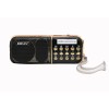 Ασύρματο Φορητό Ηχείο MP3 BKK B837 με FM Radio 3W (Κόκκινο - Μαύρο)