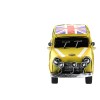 Vintage Διακοσμητικό Μεταλλικό Αυτοκίνητο με Βρετανική Σημαία (Κίτρινο)