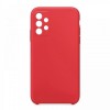 Θήκη OEM Silicone Back Cover με Προστασία Κάμερας για Samsung Galaxy A72 (Red)