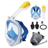 Μάσκα Κατάδυσης Full Face με αναπνευστήρα L/XL (Άσπρο-Μπλε)