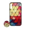 Θήκη με Popsocket Colorful Triangles Back Cover για Samsung Galaxy A30s (Design)