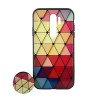 Θήκη με Popsocket Colorful Triangles Back Cover για Xiaomi Redmi Note 8 Pro (Design)