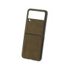 Θήκη X-level Earl Vintage Leather Back Cover για Samsung Galaxy Z Flip 4 (Brown