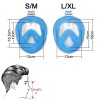 Μάσκα Κατάδυσης Full Face με αναπνευστήρα L/XL (Άσπρο-Μπλε)
