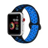 Ανταλλακτικό Λουράκι OEM Softband για Apple Watch 38/40mm (Μαύρο-Μπλε)