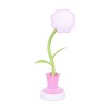 Φωτιστικό Μολυβοθήκη σε Σχήμα Γλάστρα με Λουλούδι (Ροζ)