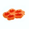 Παγοθήκη Σιλικόνης για Παγάκια σε Σχήμα Παλάμης (5 θέσεις) (Πορτοκαλί) 