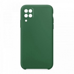 Θήκη OEM Silicone Back Cover με Προστασία Κάμερας για Samsung Galaxy A12 (Pine Green)
