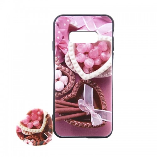 Θήκη με Popsockets Sweet Heart Back Cover για Samsung Galaxy S10E (Design)