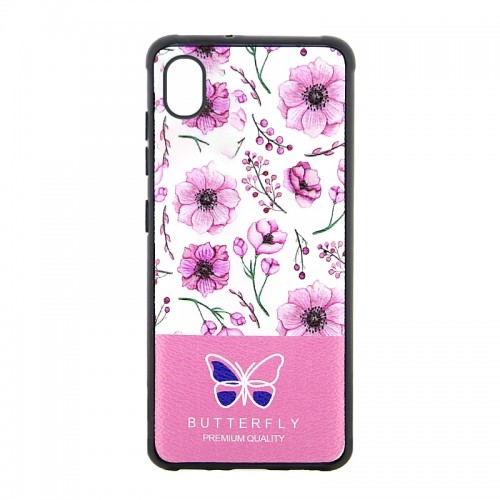 Θήκη Pink Flowers & Butterfly Back Cover για Samsung Galaxy A10 (Design)