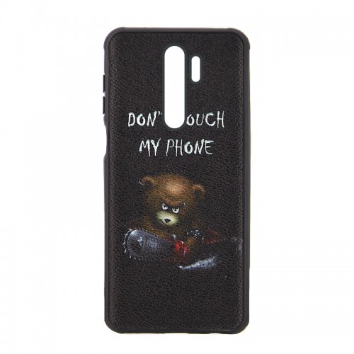 Θήκη Don't Touch My Phone Bear Back Cover για Xiaomi Redmi Note 8 Pro (Design)