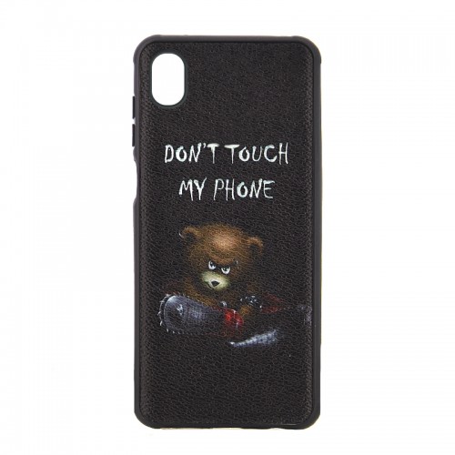 Θήκη Don't Touch My Phone Bear Back Cover για Samsung Galaxy A10 (Design)