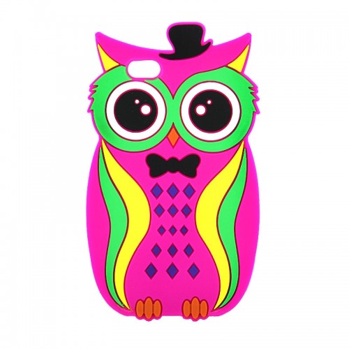 Θήκη 3D Owl Back Cover για iPhone 6/6S (Φούξ)