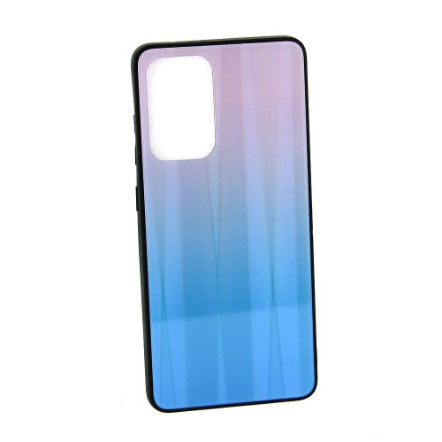 Θήκη MyMobi Aurora Glass Back Cover για Samsung Galaxy A52 / A52 5G (Γαλάζιο-Ροζ) 