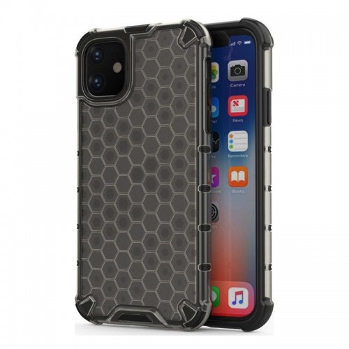 Θήκη OEM Honeycomb Back Cover για Samsung Galaxy S22 Ultra (Μαύρο)