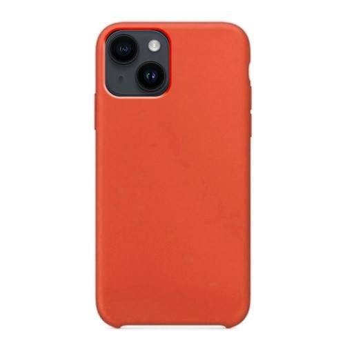 Θήκη OEM Silicone Back Cover για iPhone 14 (Orange)