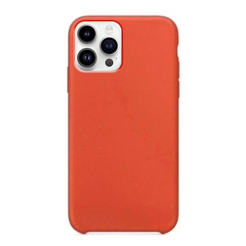 Θήκη OEM Silicone Back Cover για iPhone 14 Pro (Orange)