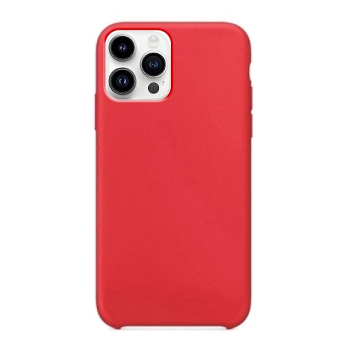 Θήκη OEM Silicone Back Cover για iPhone 14 Pro Max (Red) 
