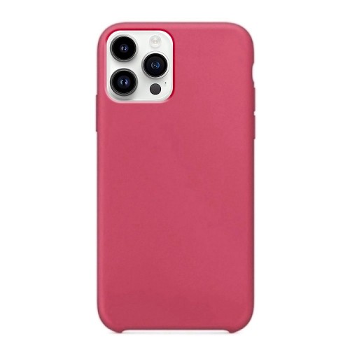 Θήκη OEM Silicone Back Cover για iPhone 14 Pro (Rose)