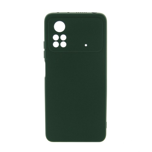 Θήκη MyMobi Silky and Soft Back Cover με Προστασία Κάμερας για Xiaomi Poco X4 Pro 5G (Σκούρο Πράσινο)