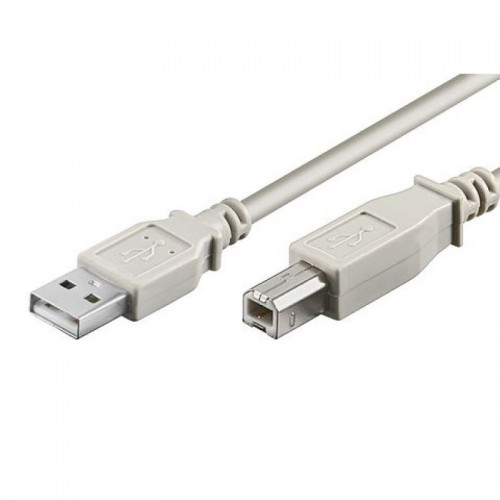 Καλώδιο DeTech Εκτυπωτή USB-A Male σε USB-B Male 3M (Άσπρο)