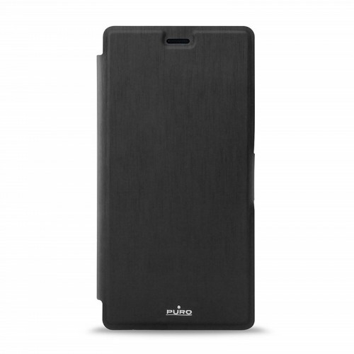 Θήκη Puro Wallet Case Flip Cover για Sony Xperia C3 (Μαύρο)