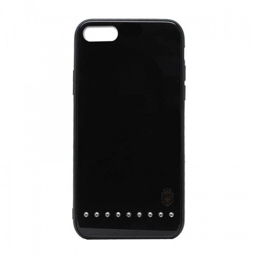 Θήκη Proda Glass Case With Swarovsk Back Cover για iPhone 8 (Μαύρο) 