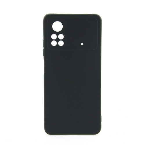 Θήκη MyMobi Silky and Soft Back Cover με Προστασία Κάμερας για Xiaomi Poco X4 Pro 5G (Μαύρο)