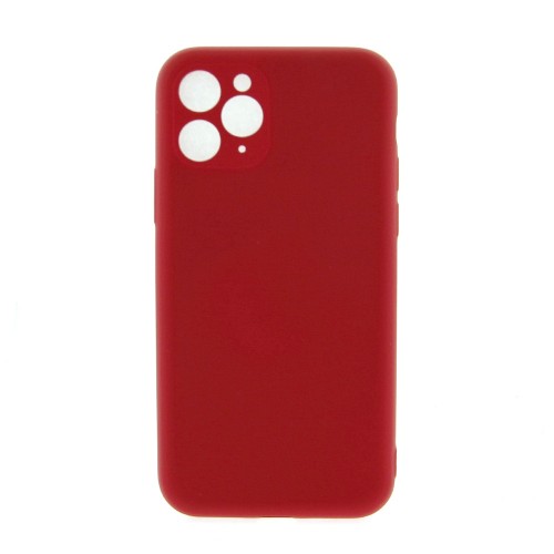 Θήκη Unique Case Back Cover με Προστασία Κάμερας για iPhone 11 (Red)