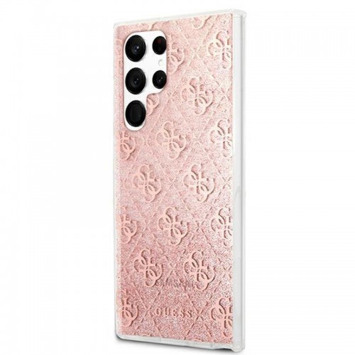 Θήκη Guess Glitter Back Cover για Samsung Galaxy S22 Ultra (Pink)