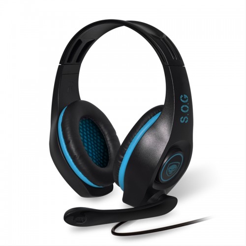 Gaming Ακουστικά Spirit Of Gamer με μικρόφωνο PRO-SH5 MIC-G715PS4 (Μαύρο-Μπλε)