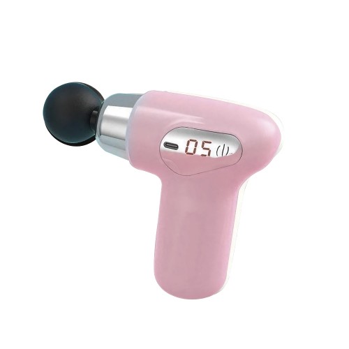 Συσκευή Μασάζ CY-009 με 4 Κεφαλές, 5 Επίπεδα Έντασης και Οθόνη (Ροζ) (Default)