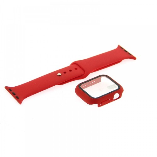 Θήκη Προστασίας με Tempered Glass & Λουράκι Σιλικόνης για Apple Watch 49mm