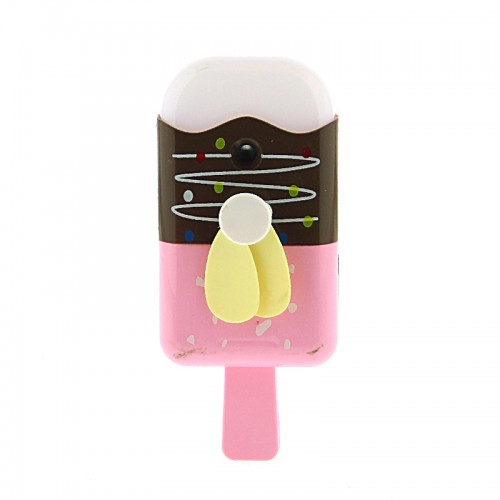 Mini Ανεμιστήρας Παγωτό & Υγραντήρας με USB (Ροζ)