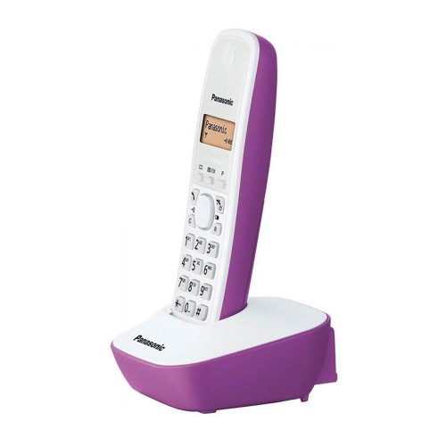 Ψηφιακό Ασύρματο Τηλέφωνο Panasonic KX-TG1611 (Άσπρο-Μωβ)