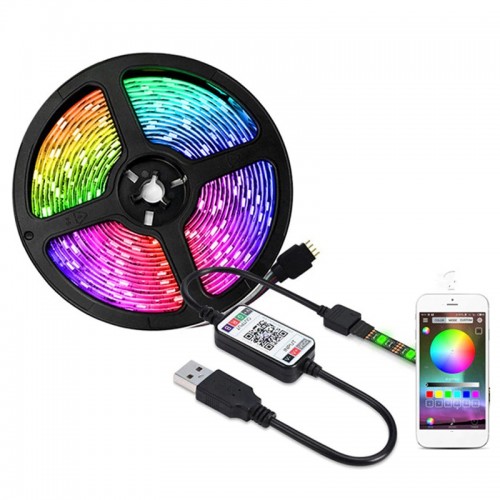 Ταινία LED 5050RGB 5V με Bluetooth (Design)