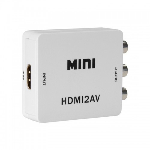 Μετατροπέας Powertech CAB-H082 HDMI σε RCA (Άσπρο)
