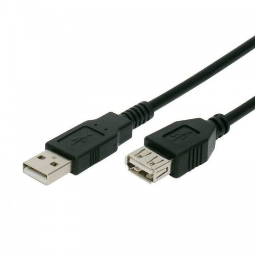 Καλώδιο Powertech CAB-U011 USB Male to Female 1.5m (Μαύρο) 