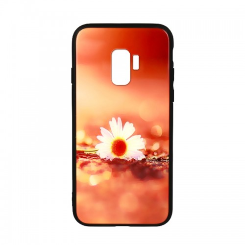 Θήκη Vennus Flowers Design 3 Glass Back Cover για Samsung Galaxy S9 (Design)