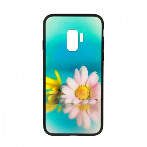 Θήκη Vennus Flowers Design 6 Glass Back Cover για Samsung Galaxy S9 (Design)