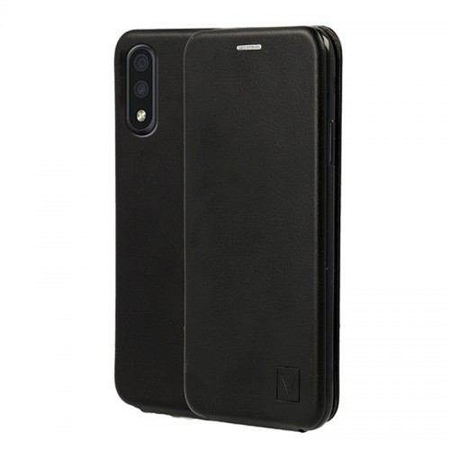 Θήκη Vennus Flexi Elegance Flip Cover με κάθετο άνοιγμα για Samsung Galaxy A01 (Μαύρο)