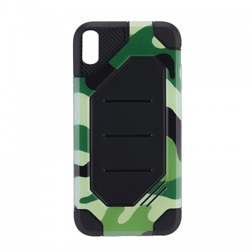 Θήκη MyMobi Defender Army Back Cover για iPhone X (Πράσινο)
