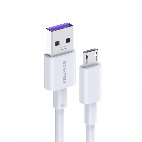 Καλώδιο Awei CL-77M Fast Charging USB to Micro USB 1m (Άσπρο