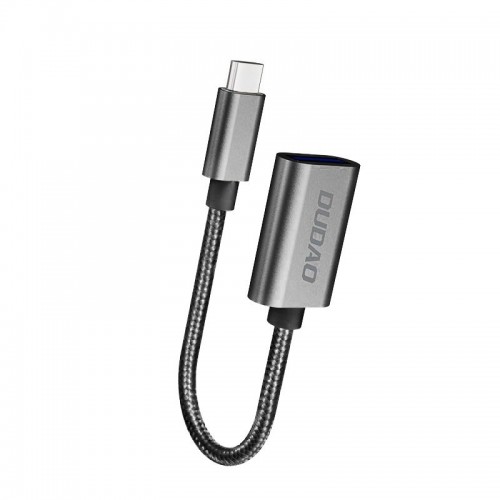 Αντάπτορας DUDAO L15t USB σε Type-C (Μαύρο)