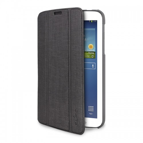 Θήκη Tablet Puro Zeta Slim Ice Flip Cover για Samsung Galaxy Tab 3 7.0" (Ανθρακί)