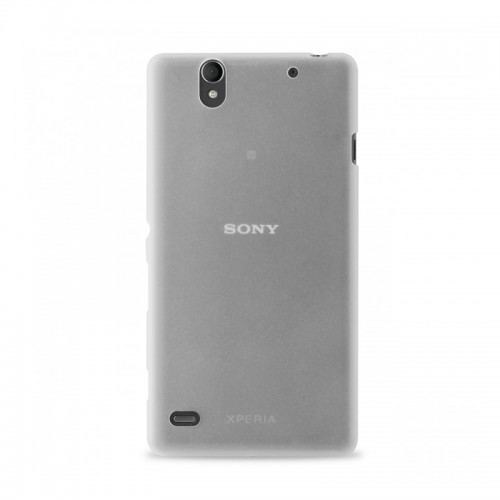 Θήκη Puro Σιλικόνης Ultra Slim 0.3 Back Cover για Sony Xperia Ε4G (Διαφανές) 