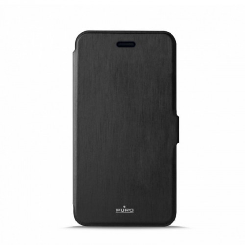 Θήκη Puro Wallet Eco-Leather Flip Cover για ASUS ZenFone 3 ZE520KL (Μαύρο)