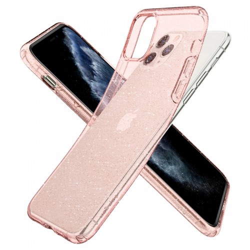 Θήκη Spigen Liquid Crystal Glitter Back Cover για iPhone 11 Pro (Rose Quartz) 