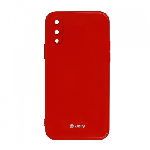 Θήκη Jelly Case Back Cover με Προστασία Κάμερας για Samsung Galaxy A02 (Κόκκινο)
